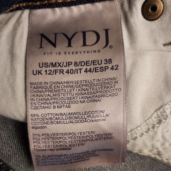 Not Your Daughter's Skinny Jeans ◇ Dark Wash ◇ Size 8 - Picture 7 of 7